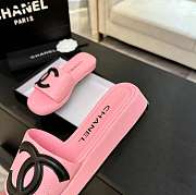 Kitlife Chanel Classic Vintage Slippers Pink & Black - 3