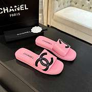 Kitlife Chanel Classic Vintage Slippers Pink & Black - 2