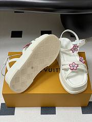 Kitlife Louis Vuitton x TM Maya Platform Sandals White - 6