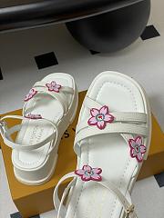 Kitlife Louis Vuitton x TM Maya Platform Sandals White - 3