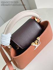 Kitlife Louis Vuitton Capucines Bag Brown M14176 17.3x9x27cm  - 5