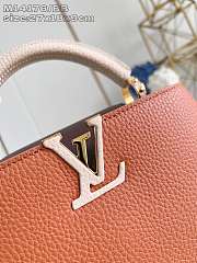 Kitlife Louis Vuitton Capucines Bag Brown M14176 17.3x9x27cm  - 6