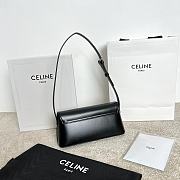 Kitlife Celine Trome Shoulder Bag Black 120553 24x8x11.5cm - 5