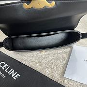 Kitlife Celine Trome Shoulder Bag Black 120553 24x8x11.5cm - 2