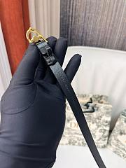 Kitlife Dior 30 Montaigne Jolie Belt Black Smooth Calfskin 1.5cm - 3