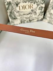 Kitlife Dior 30 Montaigne Jolie Belt Brown Smooth Calfskin 1.5cm - 4