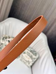 Kitlife Dior 30 Montaigne Jolie Belt Brown Smooth Calfskin 1.5cm - 6