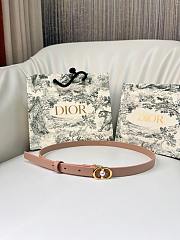 Kitlife Dior 30 Montaigne Jolie Belt Beige Smooth Calfskin 1.5cm - 1