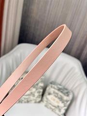 Kitlife Dior 30 Montaigne Jolie Belt Beige Smooth Calfskin 1.5cm - 4