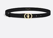 Kitlife Dior Lucky 30 Montaigne Star Belt Black 2cm - 1