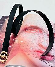 Kitlife Dior Lucky 30 Montaigne Star Belt Black 2cm - 2