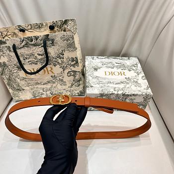 Kitlife Dior Lucky 30 Montaigne Star Belt Brown 2cm