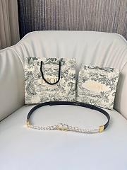 Kitlife Dior Montaigne Pearls Belt Black 1.5cm - 1