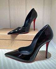 Kitlife Christina Louboutin Miss Z High-heeled Shoes Black - 5