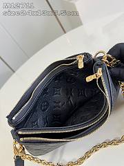 Kitlife Louis Vuitton Liv Pochette Bag Black M83301 24.5x13.5x6.5cm - 6