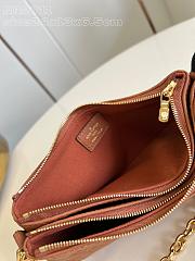 Kitlife Louis Vuitton Liv Pochette Bag Brown M11916 24.5x13.5x6.5cm - 4