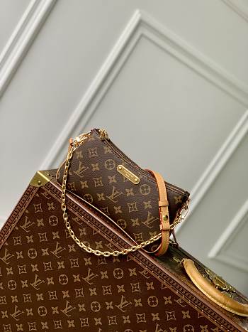 Kitlife Louis Vuitton Liv Pochette Bag Brown M83008 24.5x13.5x6.5cm 