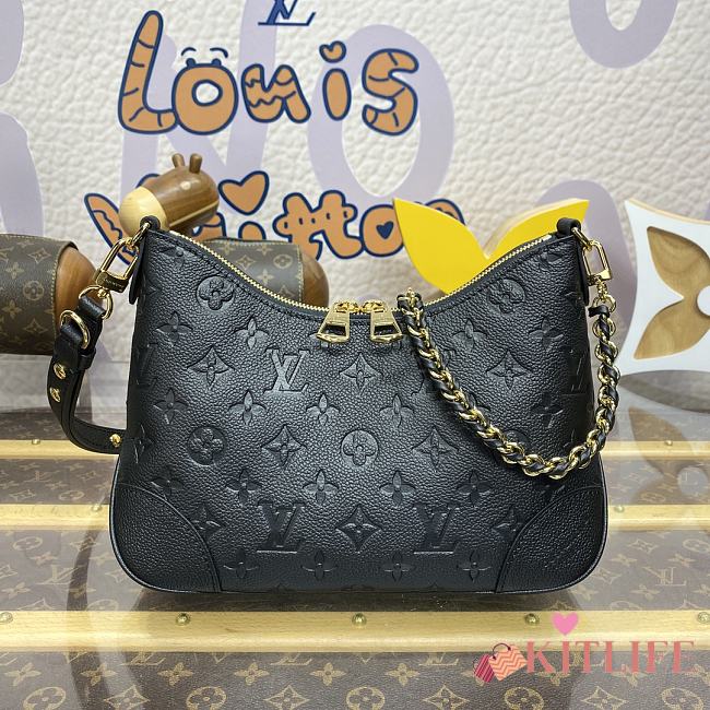 Kitlife Louis Vuitton Boulogne Bag Black Monogram Empreinte M12930 29x16x9.5cm - 1