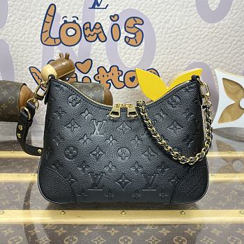 Kitlife Louis Vuitton Boulogne Bag Black Monogram Empreinte M12930 29x16x9.5cm