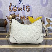 Kitlife Louis Vuitton Boulogne Bag Off-White Monogram Empreinte M12930 29x16x9.5cm  - 1