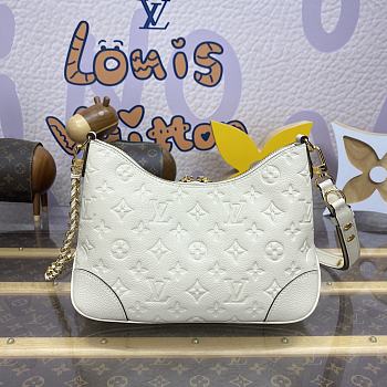 Kitlife Louis Vuitton Boulogne Bag Off-White Monogram Empreinte M12930 29x16x9.5cm 