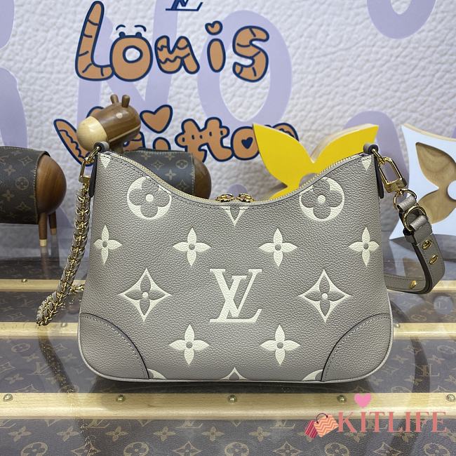 Kitlife Louis Vuitton Boulogne Bag Begie & Dove Monogram Empreinte M13224 29x16x9.5cm - 1