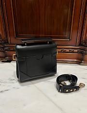 Kitlife Balmain Bbuzz 23 Calfskin Leather Shoulder Bag Black 23x20x11cm - 5