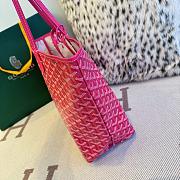 Kitlife Goyard Goyardine 2025 Floral Fantasy ST Louis Tote Bag Pink Fuchsia 34x15x28cm - 3