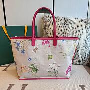Kitlife Goyard Goyardine 2025 Floral Fantasy ST Louis Tote Bag Pink Fuchsia 34x15x28cm - 6