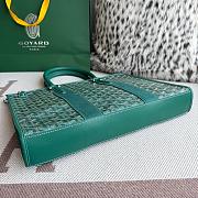 Kitlife Goyard Villette Jacquard PM Tote Bag in Green 39x6.5x29cm - 3
