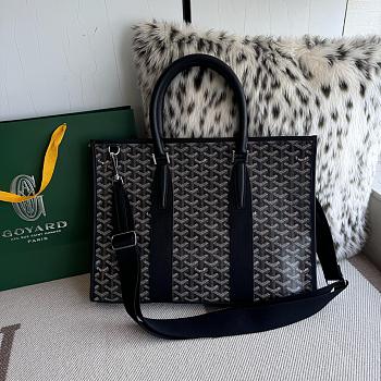 Kitlife Goyard Villette Jacquard PM Tote Bag in Black 39x6.5x29cm