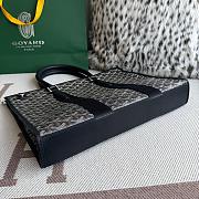 Kitlife Goyard Villette Jacquard PM Tote Bag in Black 39x6.5x29cm - 3