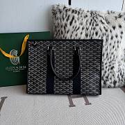 Kitlife Goyard Villette Jacquard PM Tote Bag in Black 39x6.5x29cm - 4