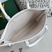 Kitlife Goyard Villette Jacquard PM Tote Bag in White 39x6.5x29cm - 6