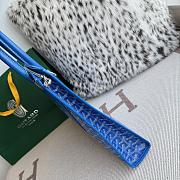 Kitlife Goyard Villette Jacquard PM Tote Bag in Blue 39x6.5x29cm - 2