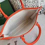Kitlife Goyard Villette Jacquard PM Tote Bag in Orange 39x6.5x29cm  - 3