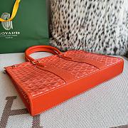 Kitlife Goyard Villette Jacquard PM Tote Bag in Orange 39x6.5x29cm  - 5