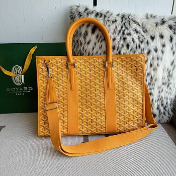 Kitlife Goyard Villette Jacquard PM Tote Bag in Yellow 39x6.5x29cm