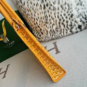 Kitlife Goyard Villette Jacquard PM Tote Bag in Yellow 39x6.5x29cm - 2