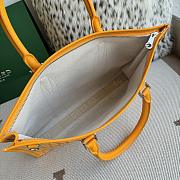 Kitlife Goyard Villette Jacquard PM Tote Bag in Yellow 39x6.5x29cm - 3