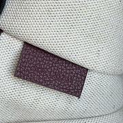 Kitlife Goyard Villette Jacquard PM Tote Bag in Burgundy 39x6.5x29cm - 4