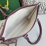 Kitlife Goyard Villette Jacquard PM Tote Bag in Burgundy 39x6.5x29cm - 2