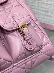 Kitlife Dior Caro Backpack Pink 23x11x25cm - 6