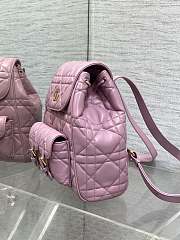 Kitlife Dior Caro Backpack Pink 23x11x25cm - 5