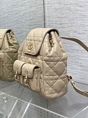 Kitlife Dior Caro Backpack Beige 23x11x25cm - 2