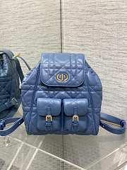 Kitlife Dior Caro Backpack Blue 23x11x25cm - 1
