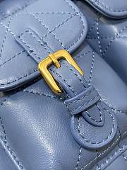 Kitlife Dior Caro Backpack Blue 23x11x25cm - 2