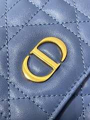 Kitlife Dior Caro Backpack Blue 23x11x25cm - 3