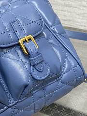 Kitlife Dior Caro Backpack Blue 23x11x25cm - 5