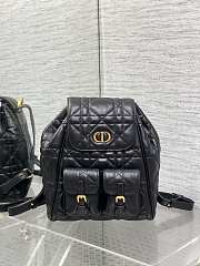 Kitlife Dior Caro Backpack Black 23x11x25cm - 1